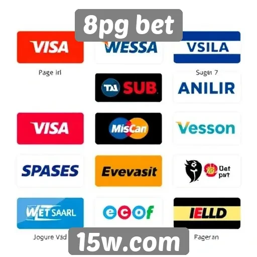 Métodos de pagamento disponíveis no 8pg bet